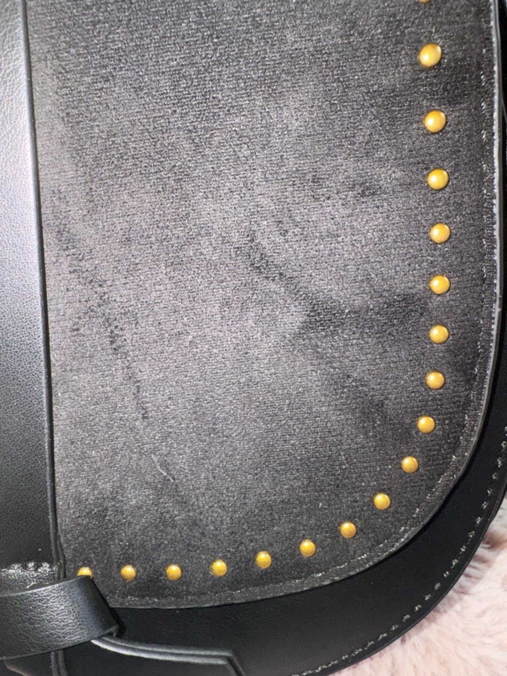 Rachel Zoe Studded Saddle Crossbody Bag - Picture 4 of 8